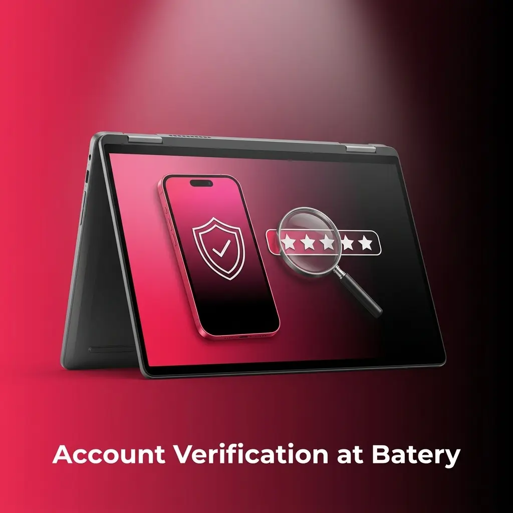 Batery casino KYC verification process showing document upload steps for account identity confirmation