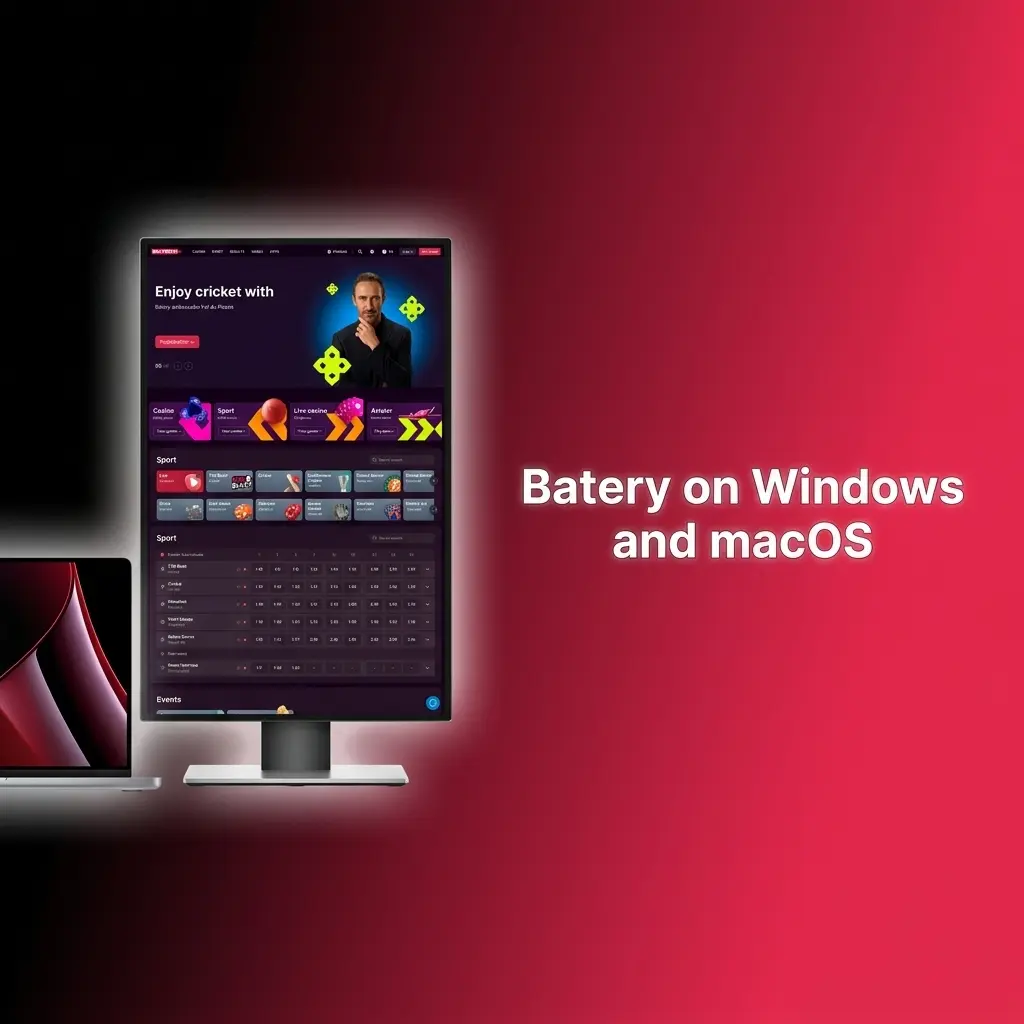 Batery casino website accessible on Windows and macOS via Chrome Firefox Safari and Edge browsers without software installation