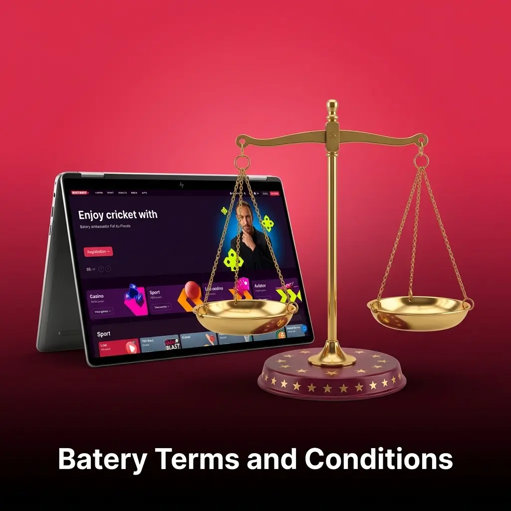 Batery betting site terms and conditions rules for Indian players including age, KYC, and bonus requirements