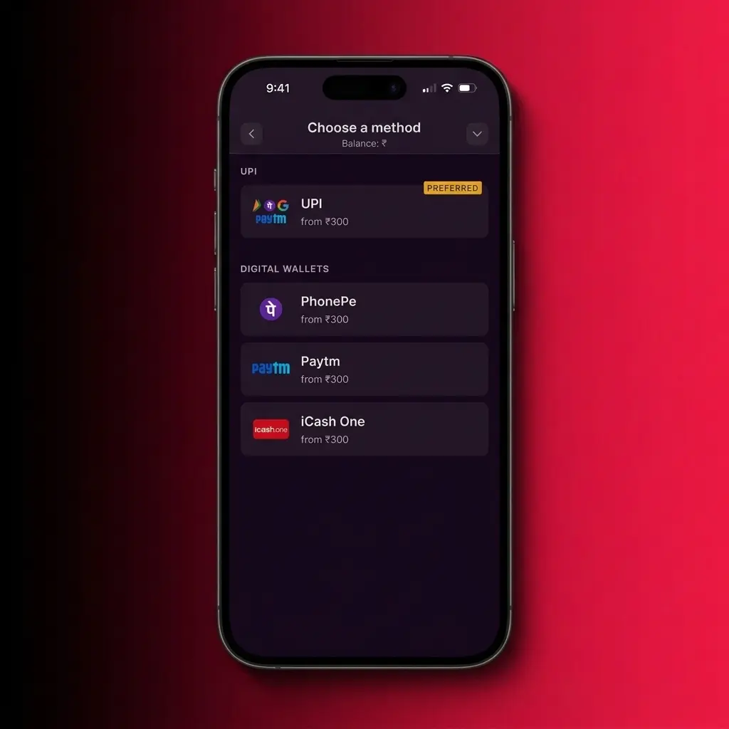 Step-by-step Batery deposit guide for India users showing UPI, PhonePe, GPay, and Paytm payment options