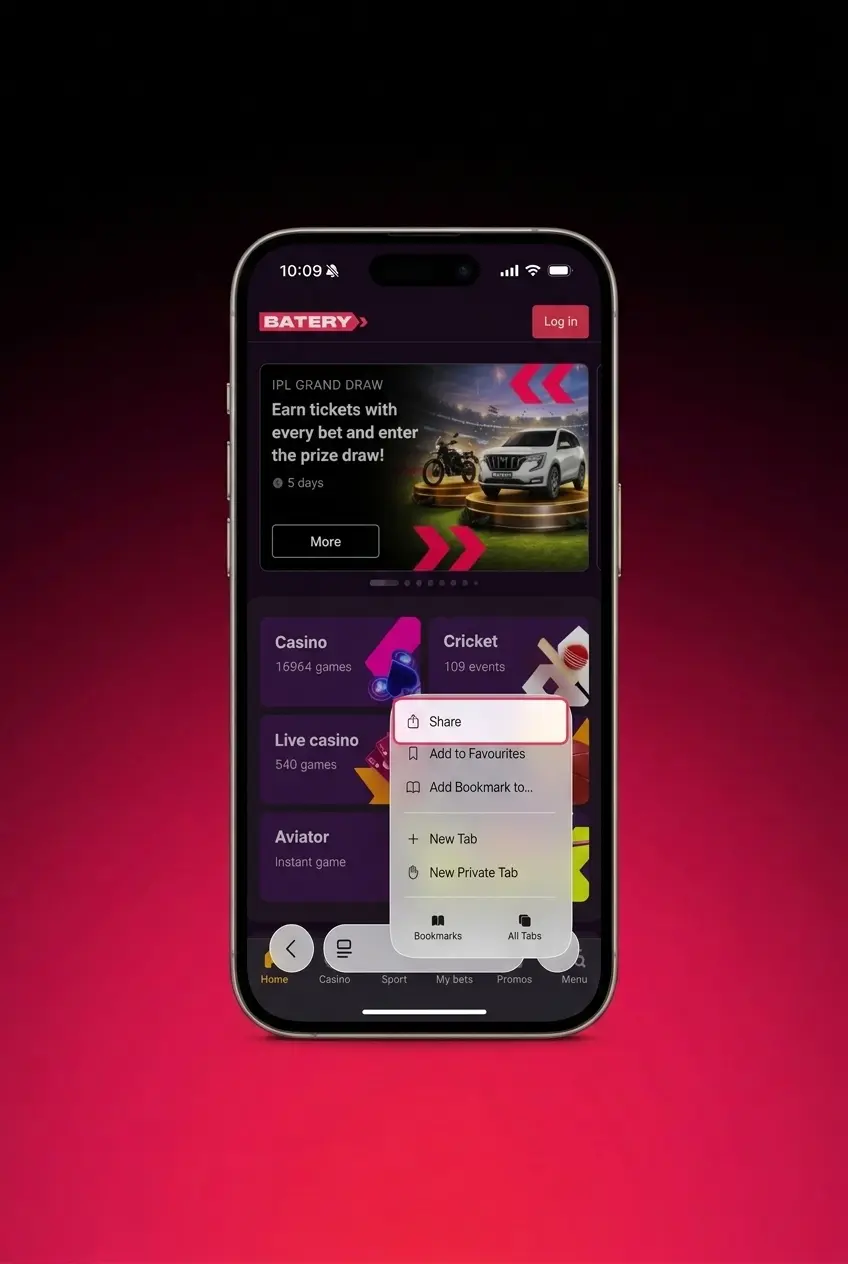 Step-by-step guide to downloading the Batery iOS app on iPhone or iPad via the App Store