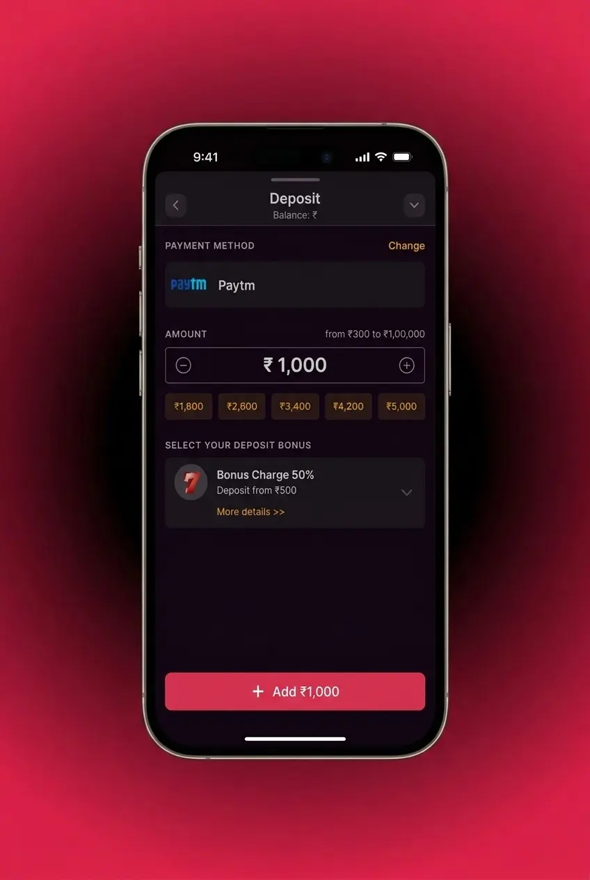 Step-by-step guide on how to claim and use a bonus at Batery casino in India in 4 easy steps