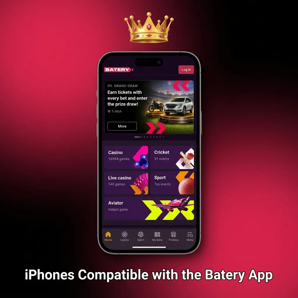 List of iPhones compatible with the Batery app, from iPhone 11 to iPhone 17 series, displayed on a clean background