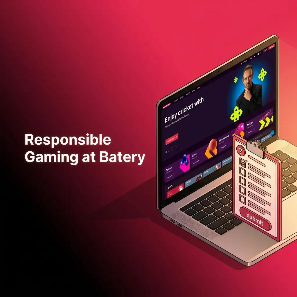 Batery responsible gaming tools showing deposit limits, session controls, and self-exclusion options for safe play in India